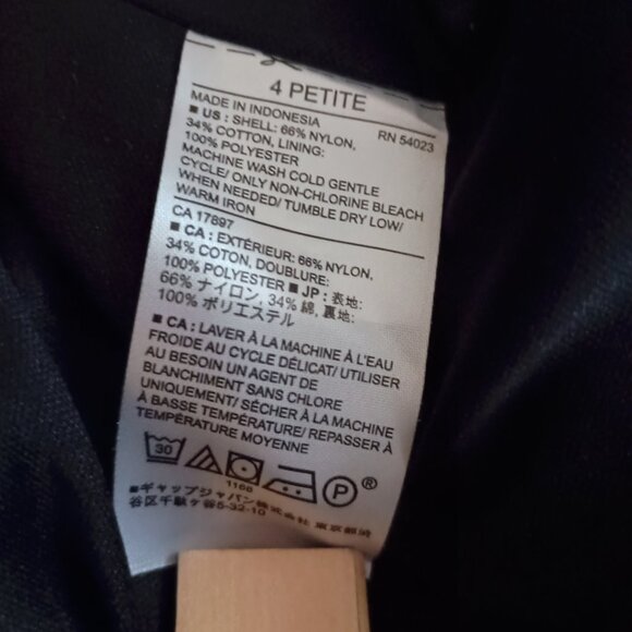 Banana Republic Women’s Blue Lace Sleeveless Sheath Dress Size 4P - Picture 9 of 13